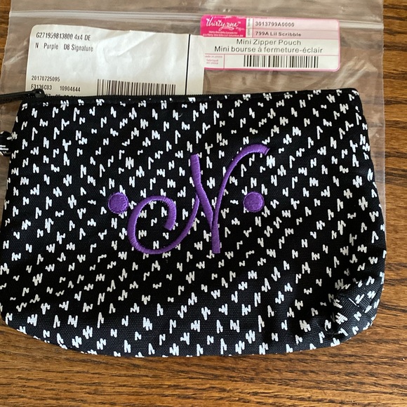 NWT Thirty-One Mini Zipper Pouch - Picture 2 of 2
